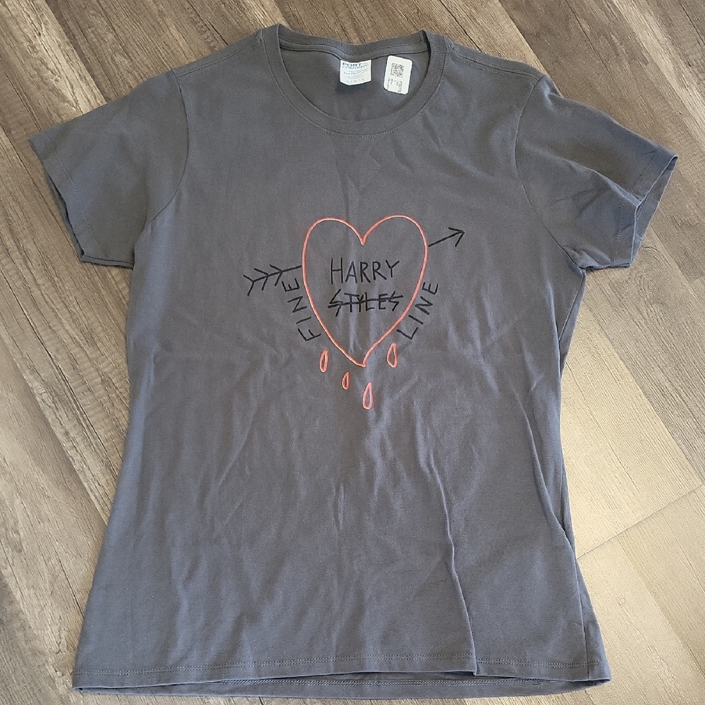 Harry Styles Tee with Heart Graphic
